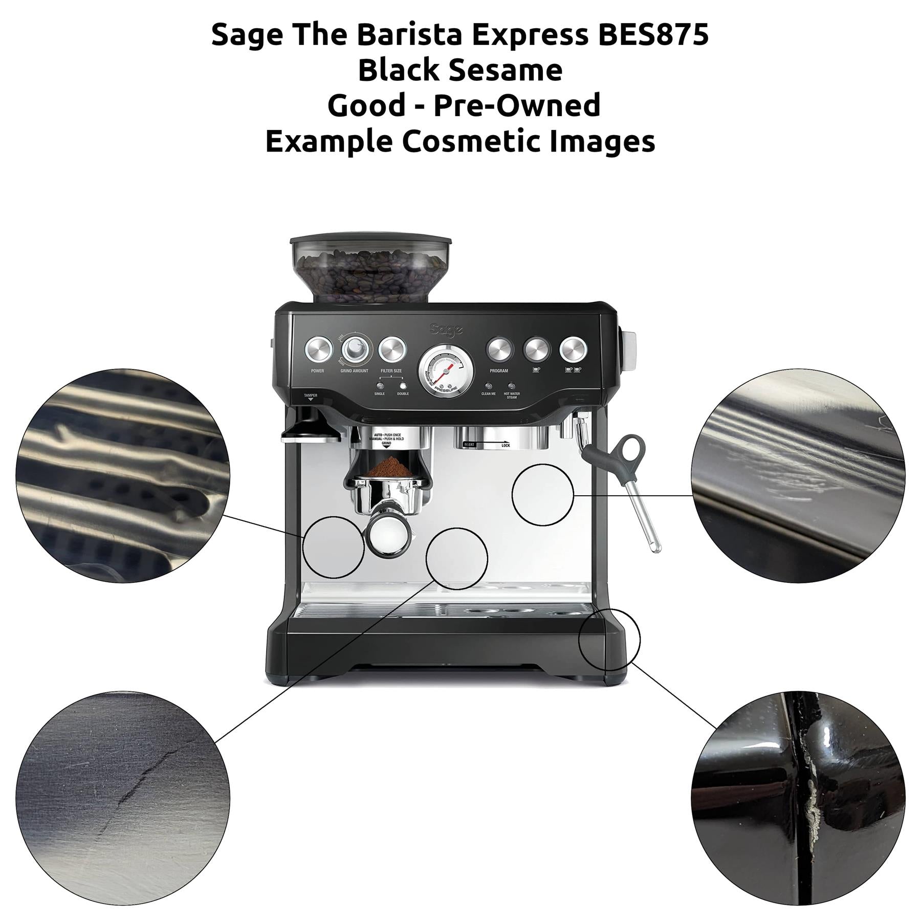 Sage The Barista Express BES875 SES875 Coffee Machine