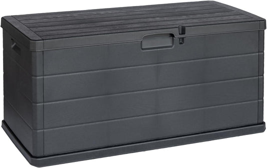 Large Garden Box 340L Plastic Outdoor Weatherproof Storage